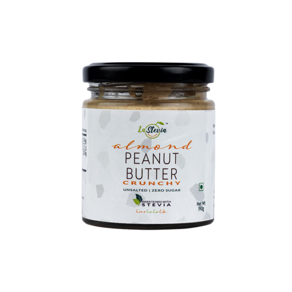 Stevia-Sweetened Almond Peanut Butter Crunchy